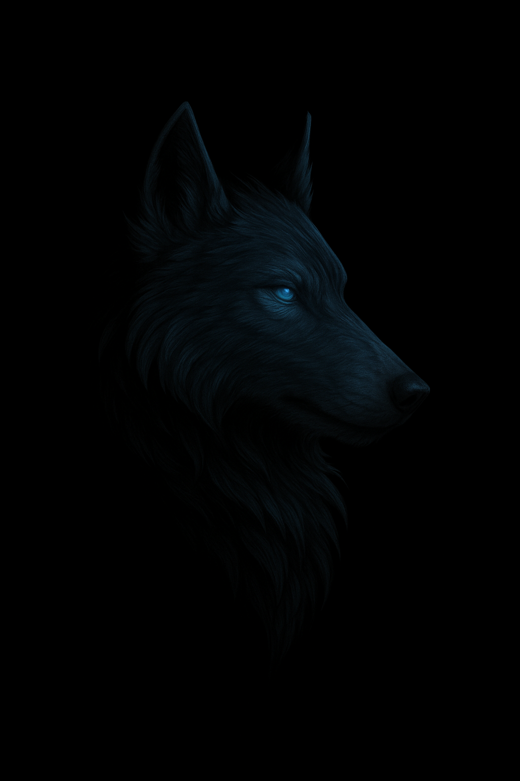 imagem de um lobo fazendo referência ao fenrir, lobo mitológico nórdico